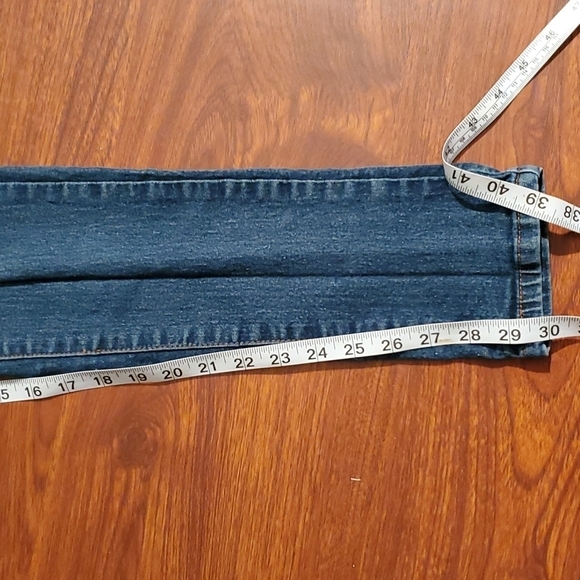 Saza Jeans Womens size 9 SJ jeans distressed low rise tapered destroyed - Picture 11 of 13